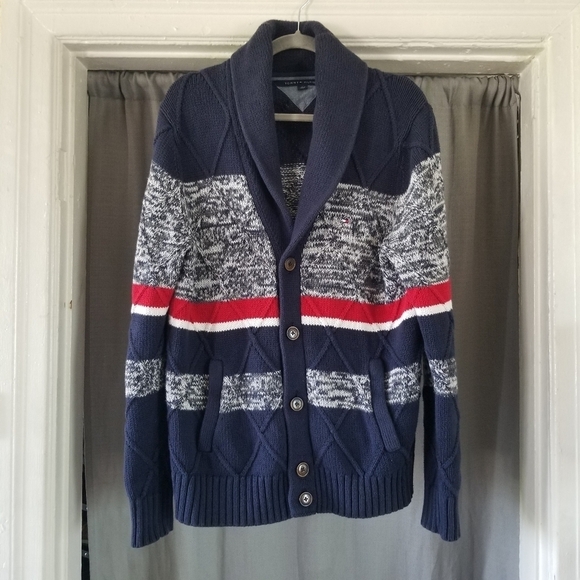 Vintage Tommy Hilfiger | Flag Nordic Cardigan - Picture 1 of 9